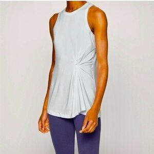 Athleta White Twist Tank Top